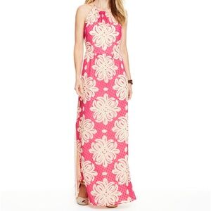 Vineyard Vines Silk Blend "Medallion" Maxi Dress - Size 8
